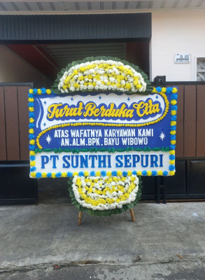 Papan Bunga Duka di Pupuan